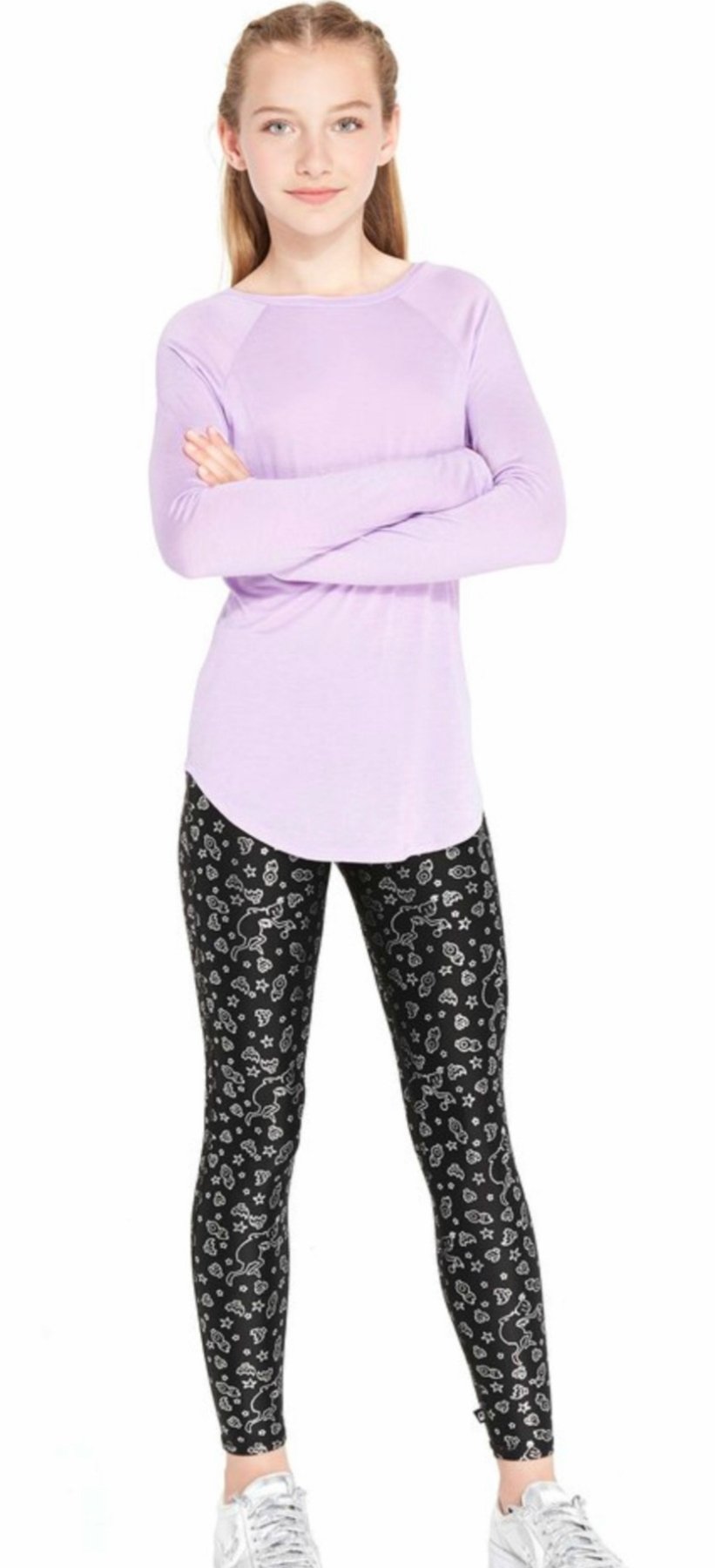 Terez Girls The Grinch Black & Silver Foil  Leggings | HONEYPIEKIDS 