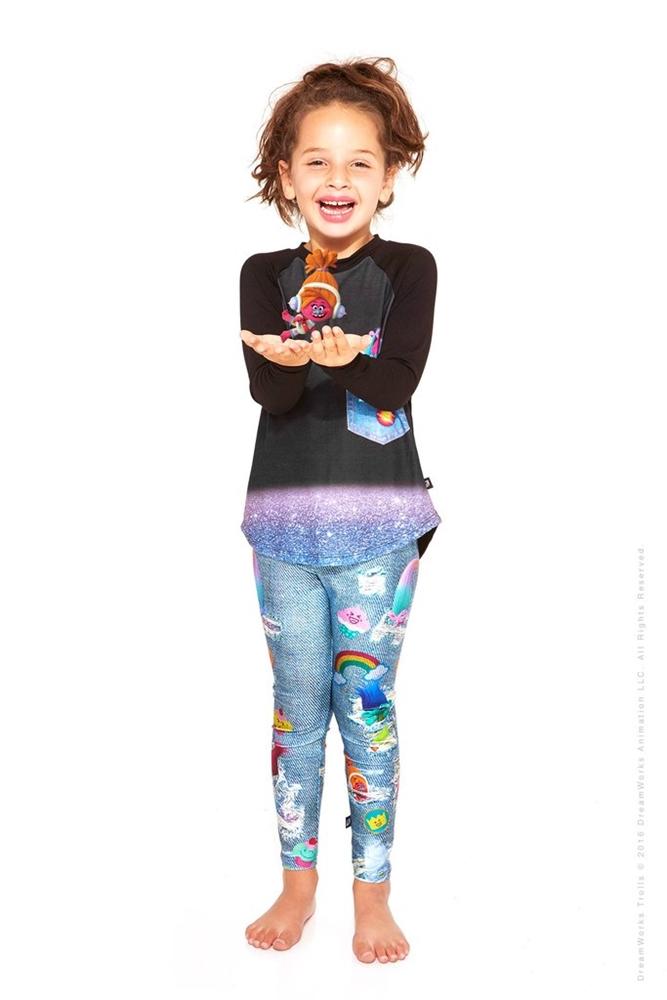 Terez Girls TROLLS Movie Denim Leggings | HONEYPIEKIDS 