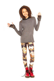 Terez Girls Waffle Delight Leggings | HONEYPIEKIDS 