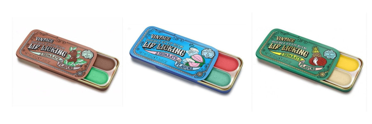 Tinte Vintage Lip Licking Flavored DOUBLE UP Slider Lip Balm | HONEYPIEKIDS 
