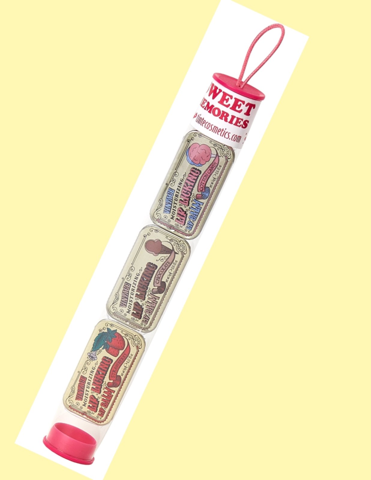 Tinte Vintage Lip Licking Flavored Slider Lip Balms Gift Tube | HONEYPIEKIDS 