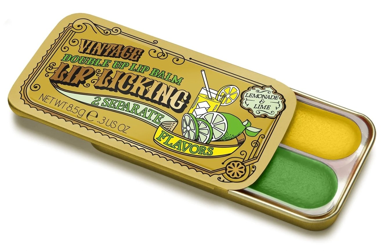 Tinte Vintage Lip Licking Flavored DOUBLE UP Slider Lip Balm | HONEYPIEKIDS 