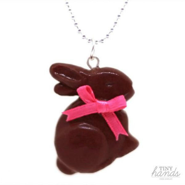 Tiny Hands Scented Chocolate Bunny Necklace | HONEYPIEKIDS | Kids Boutique Clothing