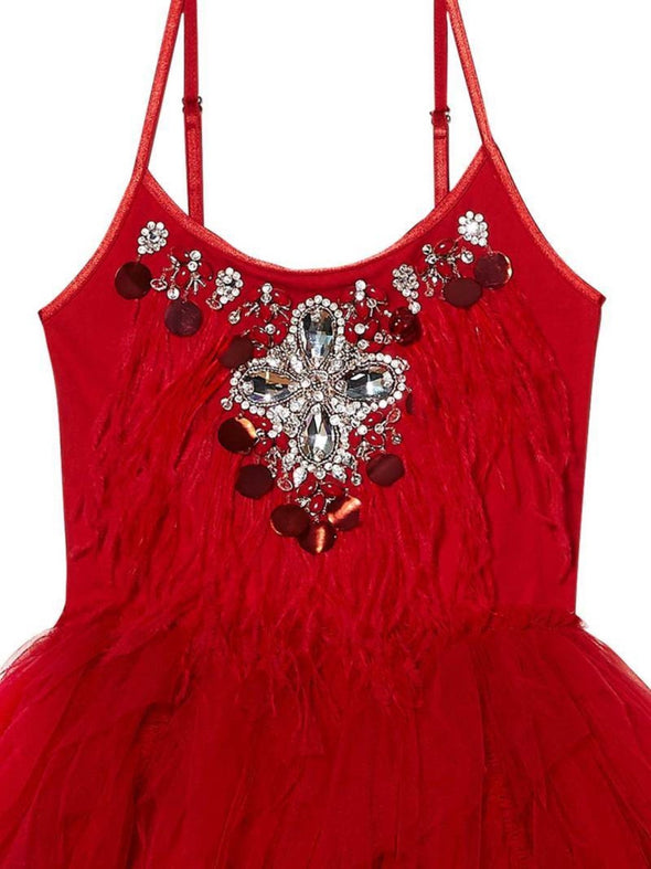Tutu Du Monde Girls Holiday Red Abigail Tutu Dress | HONEYPIEKIDS | Kids Boutique Clothing