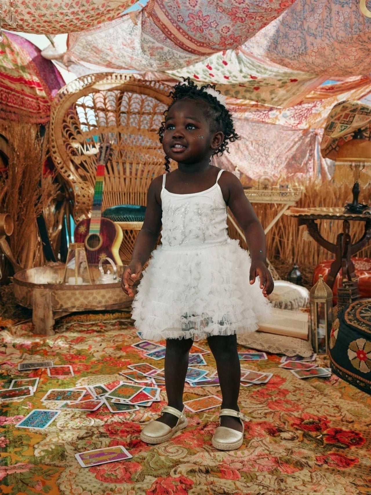 Tutu Du Monde Baby Gemstone Tutu Dress In Milk | HONEYPIEKIDS 