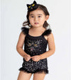 Tutu Du Monde Bebe Infant Halloween Bad Luck Kitty Onesie | HONEYPIEKIDS | Kids Boutique Clothing