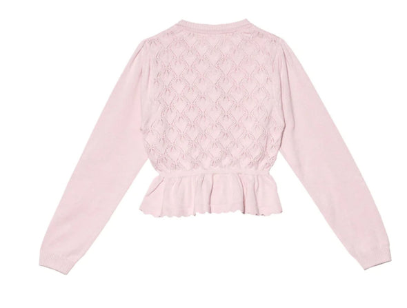 Tutu Du Monde BEBE Infant Porcelain Pink Montreal Cardigan | HONEYPIEKIDS | Kids Boutique Clothing