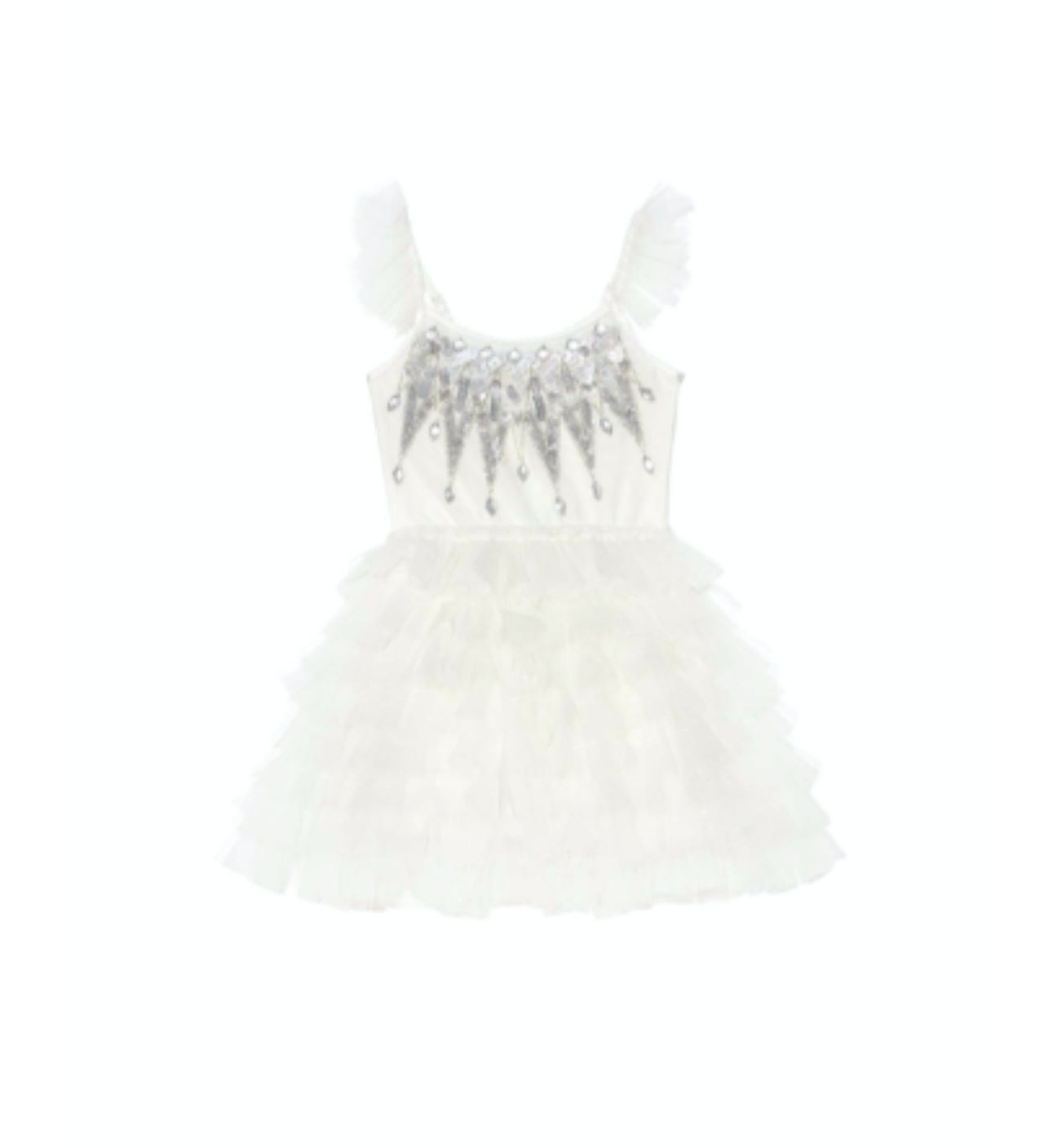 Tutu Du Monde Baby WHITE Secret Santa Tutu Dress | HONEYPIEKIDS 