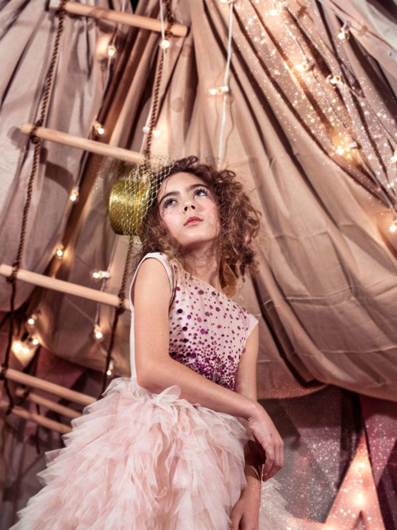 Tutu Du Monde Confetti Tutu Dress in Blush | HONEYPIEKIDS 