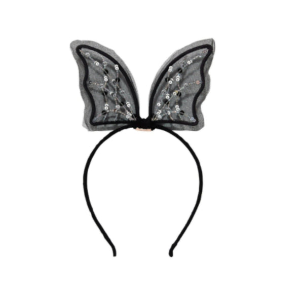 Tutu Du Monde Halloween Crowned Web Headband In Black | HONEYPIEKIDS | Kids Boutique Clothing