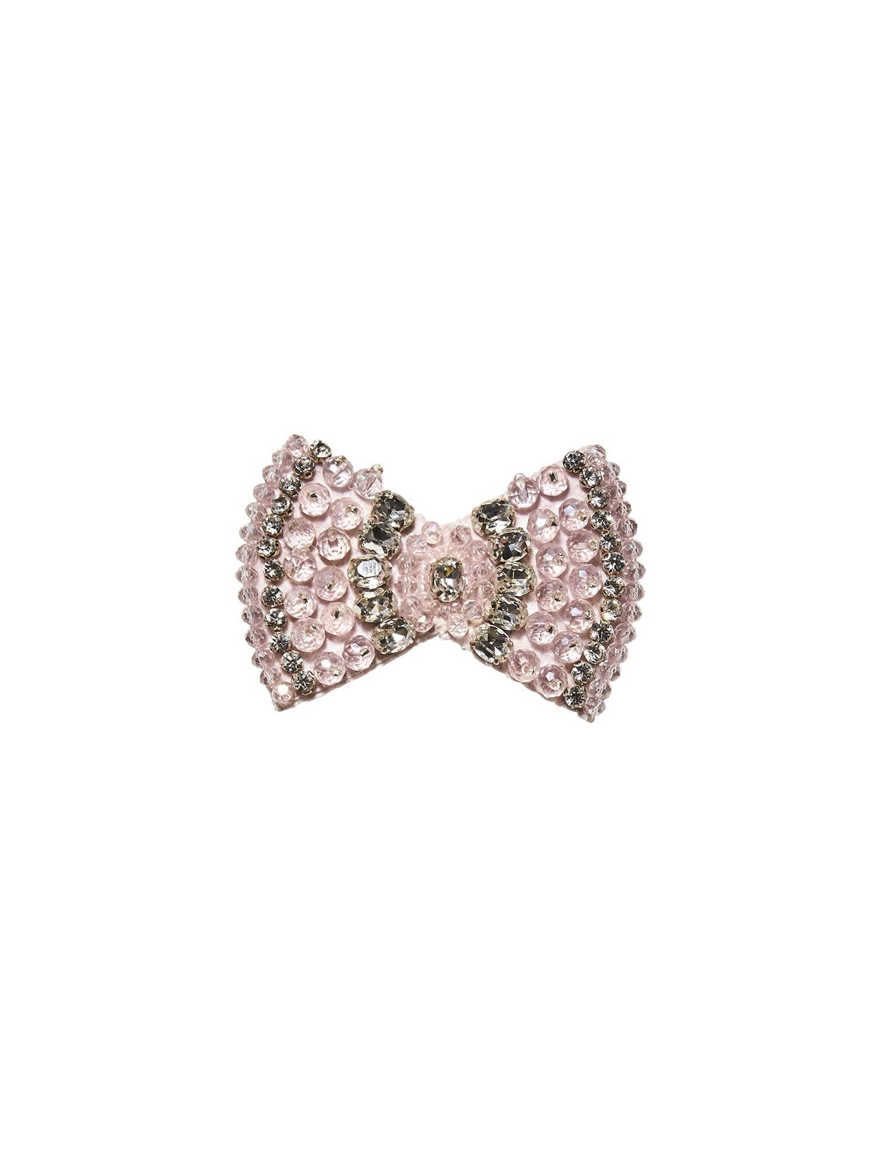 Tutu Du Monde Gem Bow Hair Clip In Porcelain Pink | HONEYPIEKIDS 