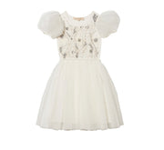 Tutu Du Monde Girls Floweret Tutu Dress In Milk | HONEYPIEKIDS 