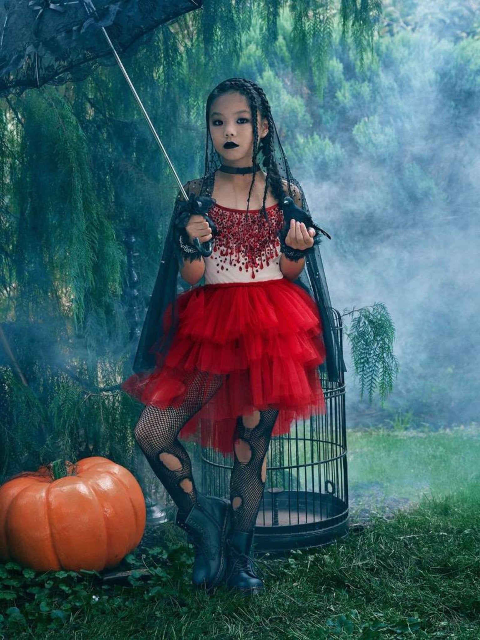 Tutu Du Monde Girls Halloween Blood Thirsty Dress HONEYPIEKIDS
