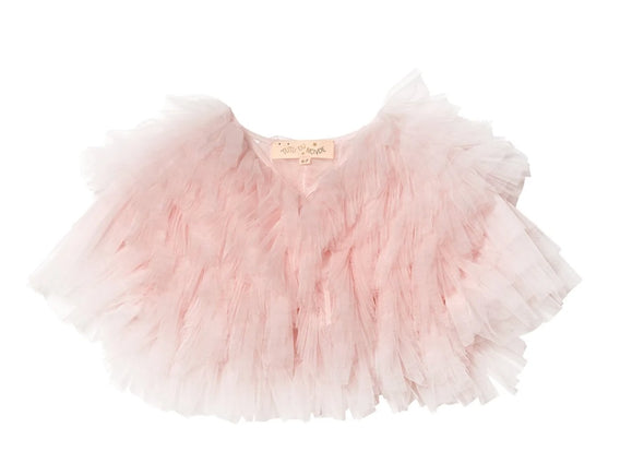 Tutu Du Monde Girls Holiday Pink Mallow Shrug | HONEYPIEKIDS | Kids Boutique Clothing