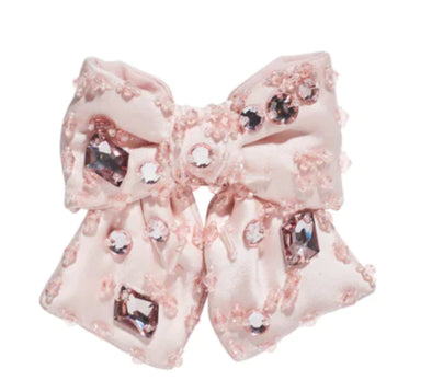 Tutu Du Monde Girls Porcelain Pink Small Crystal Hair clip | HONEYPIEKIDS | Kids Boutique 