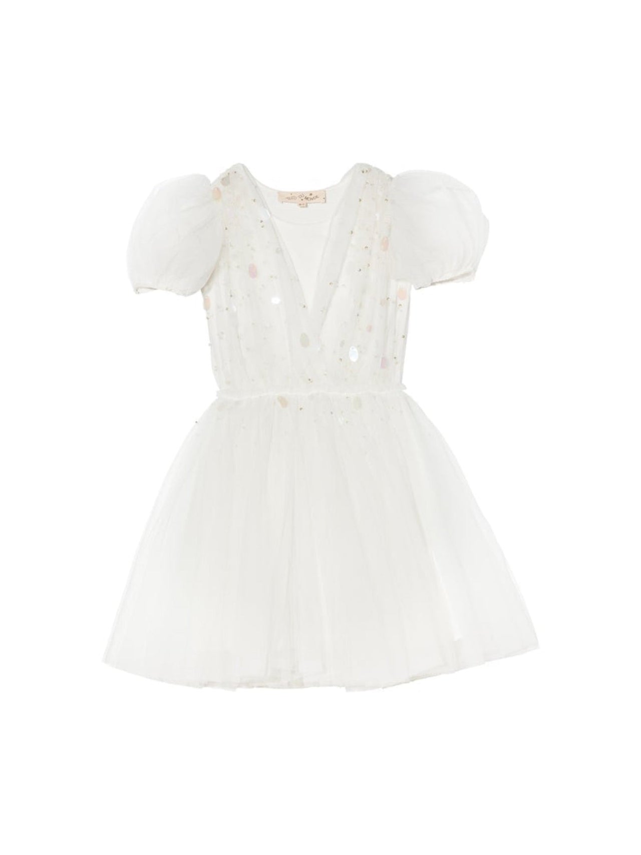 Tutu Du Monde Girls Lucky Charm Tutu Dress in Milk | HONEYPIEKIDS 