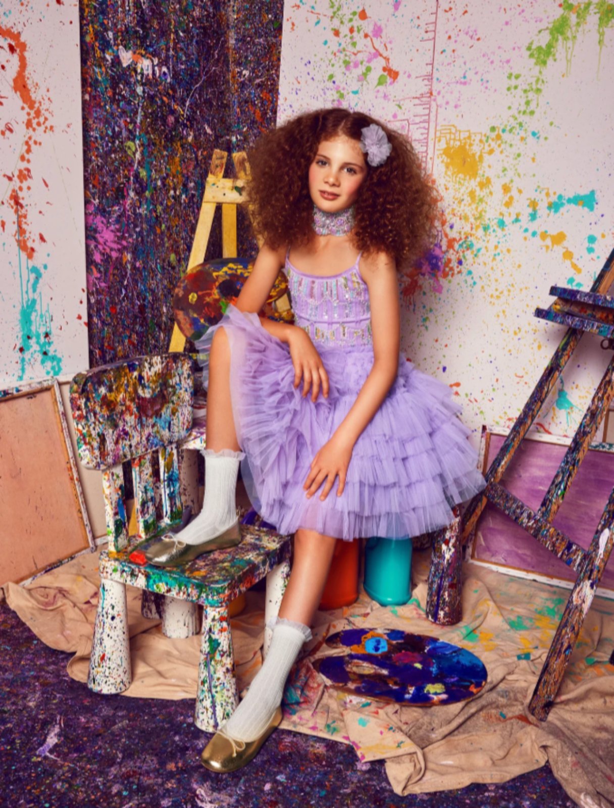Tutu Du Monde Girls Painterly Tutu Dress | HONEYPIEKIDS 