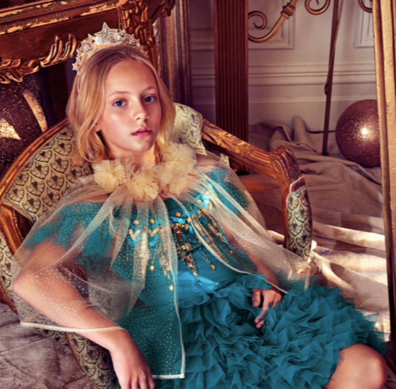 Tutu Du Monde Holiday Star Bright Headband -In 2 Color Choices | HONEYPIEKIDS 