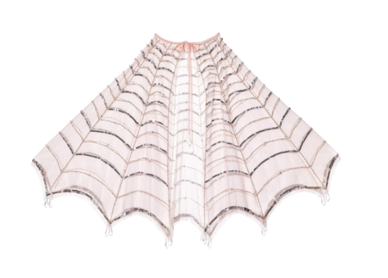 Tutu Du Monde In The Web Cape In Blush | HONEYPIEKIDS 