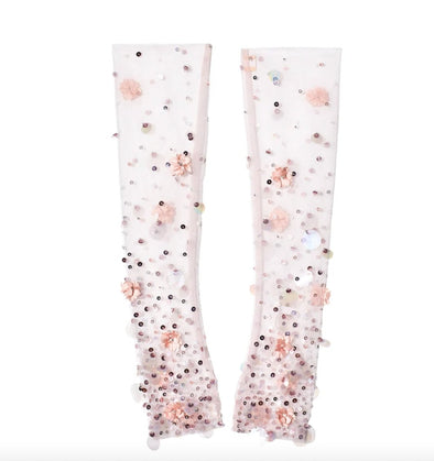 Tutu Du Monde Rising Star Gloves In Porcelain Pink | HONEYPIEKIDS | Kids Boutique Clothing