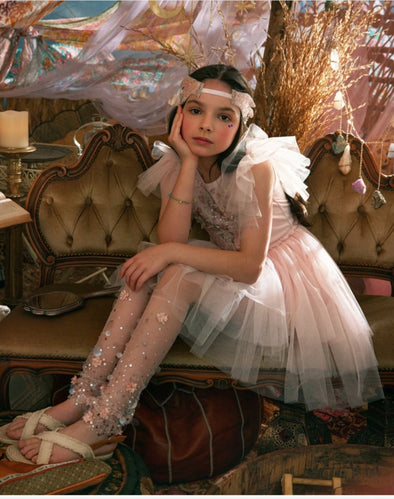 Tutu Du Monde Rising Star Leggings In Porcelain Pink | HONEYPIEKIDS | Kids Boutique Clothing