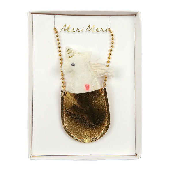 Meri Meri Unicorn Pocket Necklace | HONEYPIEKIDS | Kids Boutique Clothing