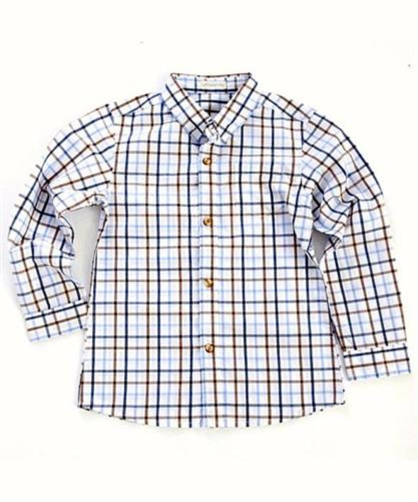 Urban Sunday Graham Boys Dress Shirt | HONEYPIEKIDS | Kids Boutique Clothing
