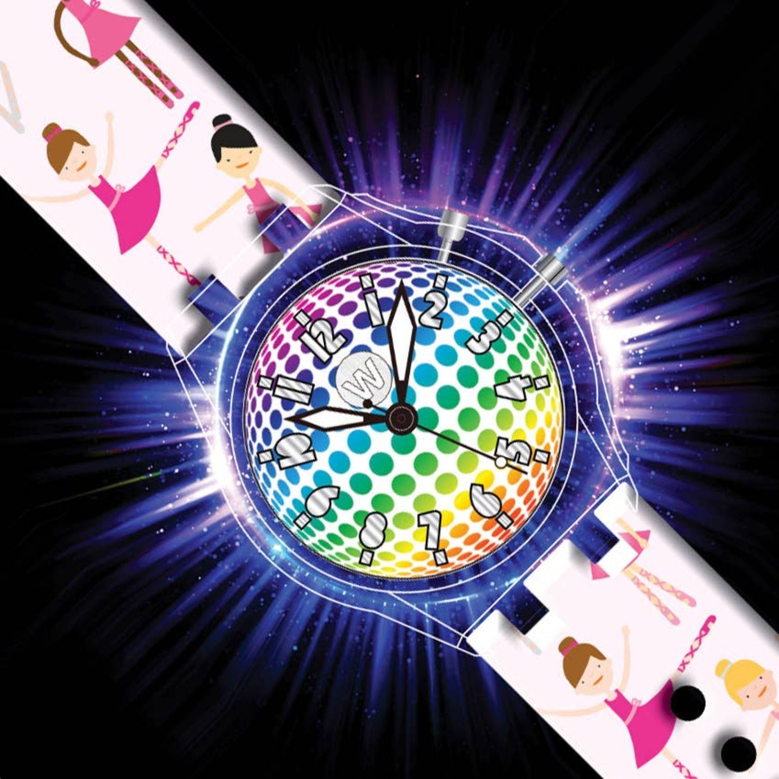 Watchitude GLOW Light Up Kids Watch - Ballerina | HONEYPIEKIDS 