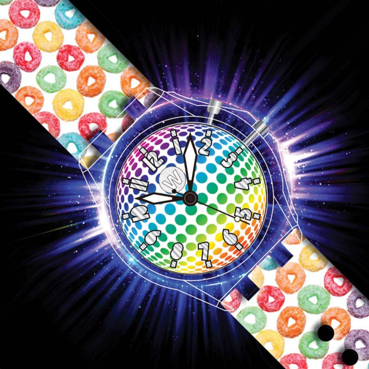 Watchitude GLOW Light Up Kids Watch -  Cereal Loops | HONEYPIEKIDS 
