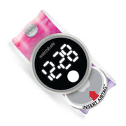 Tag'd Trackable Air Tag Watch - Rainbow Tie Dye | HONEYPIEKIDS 