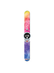 Tag'd Trackable Air Tag Watch - Rainbow Tie Dye | HONEYPIEKIDS 