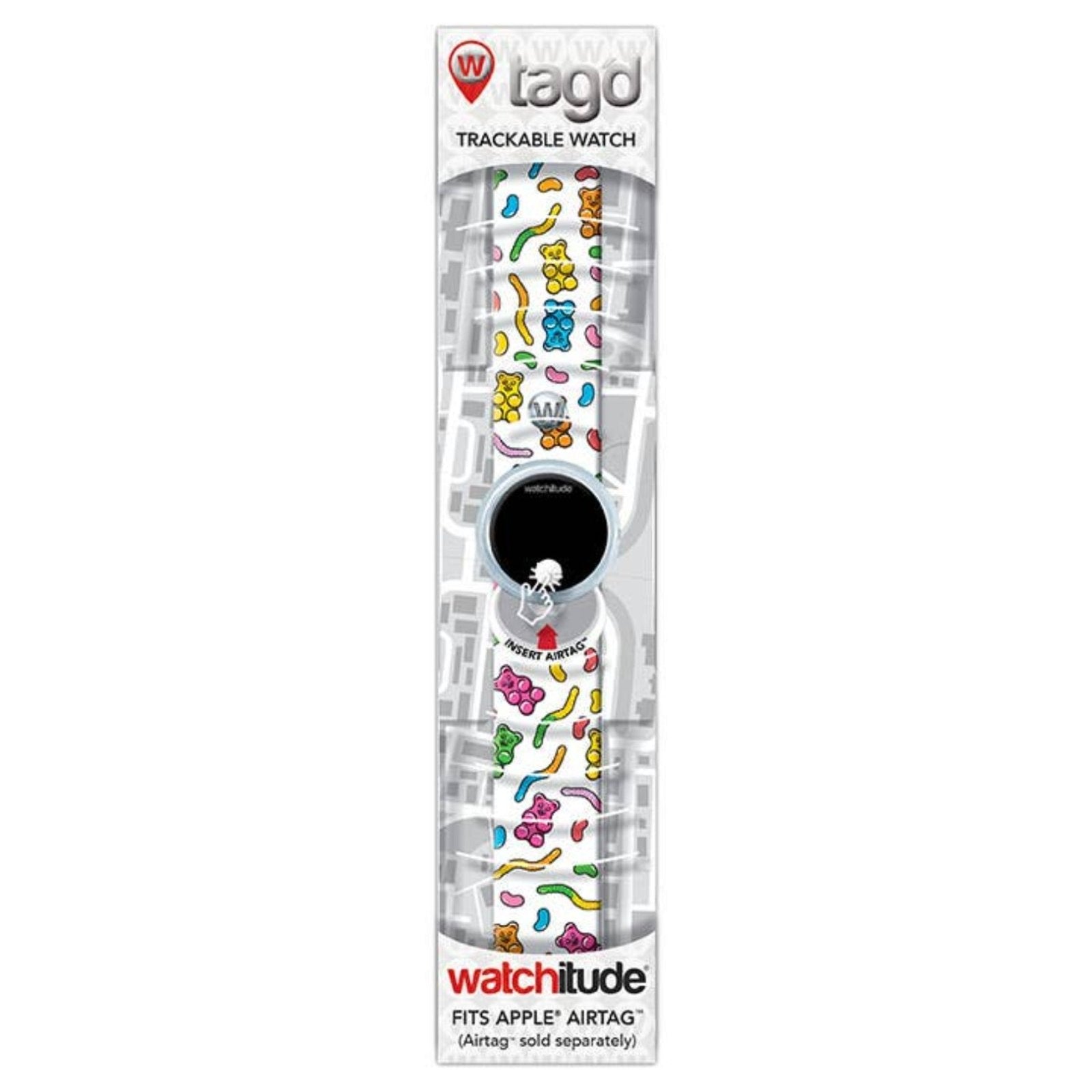 Watchitude Tag'd Trackable Air Tag Watch - Sprinkles | HONEYPIEKIDS 